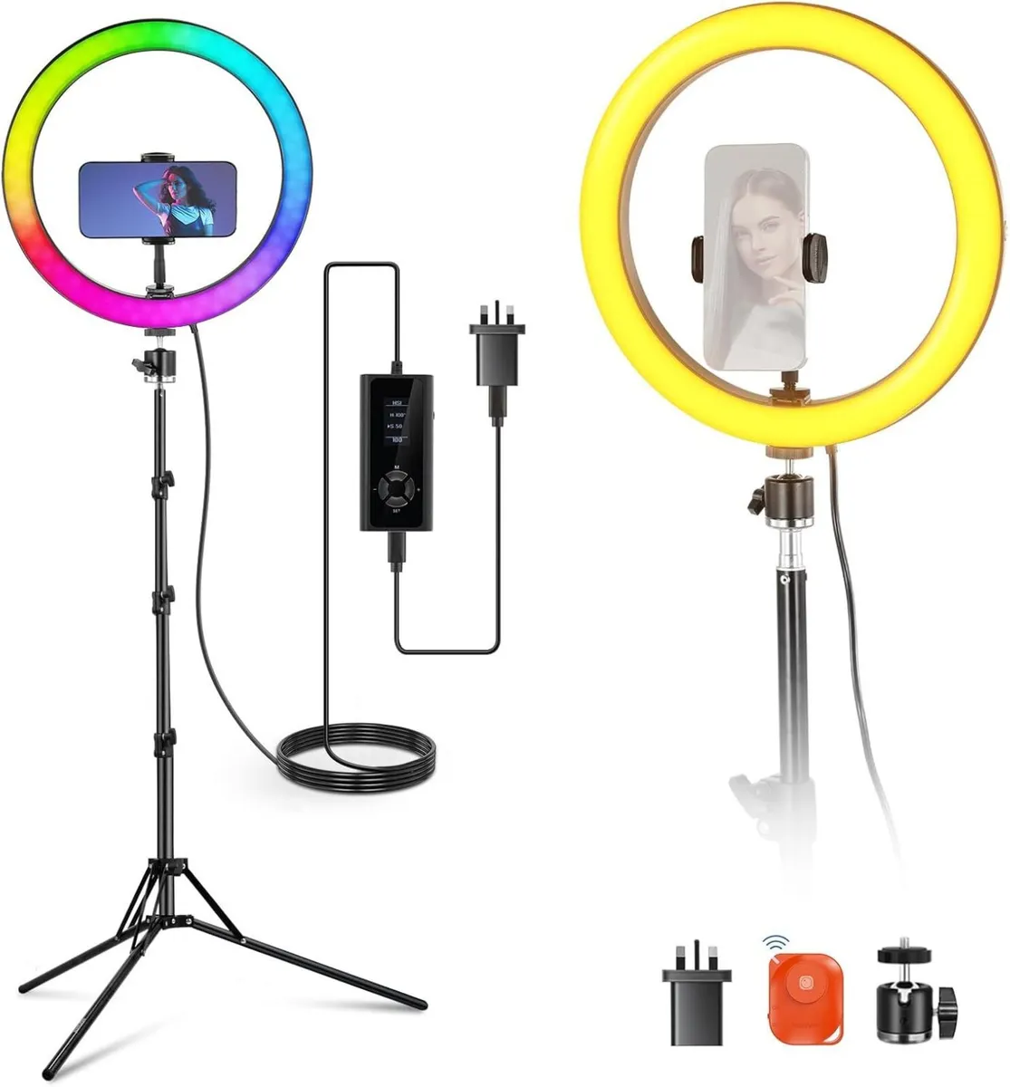 12 Ring Light with Stand Tripod Compatible - Image 1