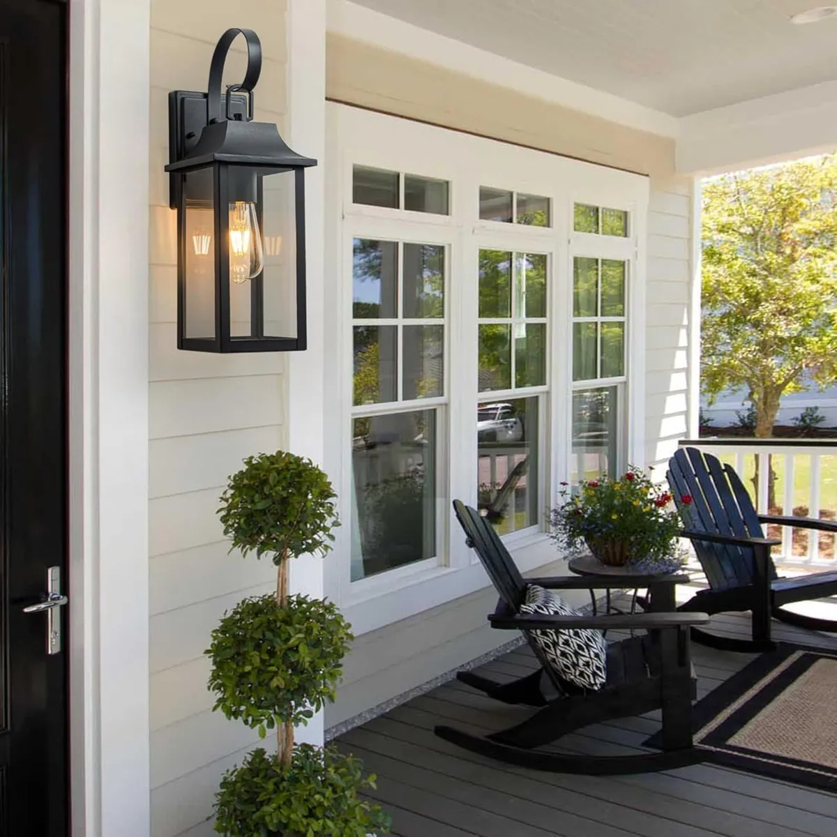 Wall Lights for Outdoor 2 Pack Vintage Black - Image 4