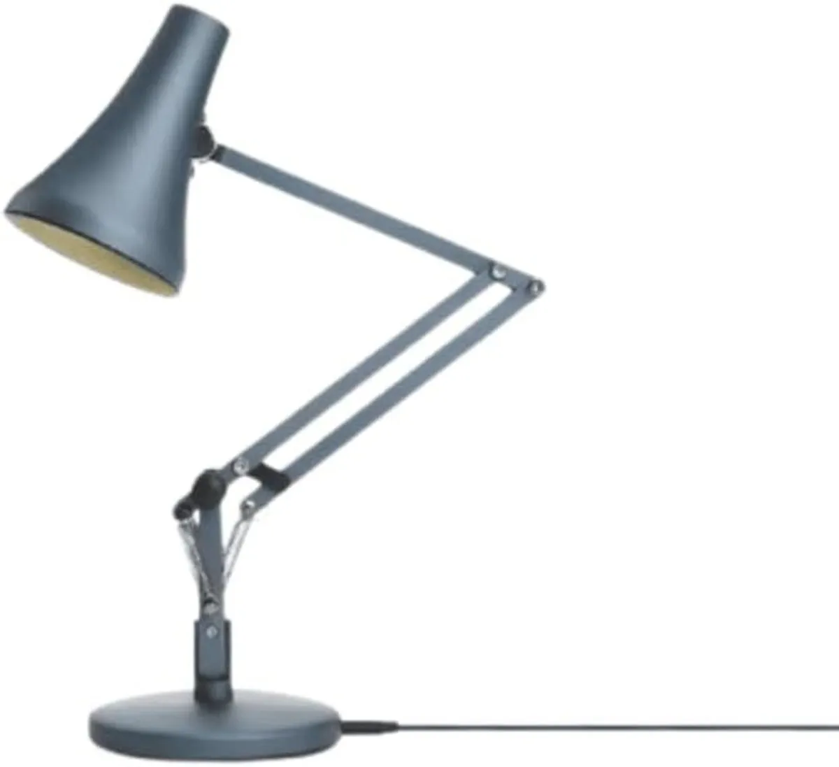 90 Mini Desk Lamp Steel Blue LED Low Energy - Image 1