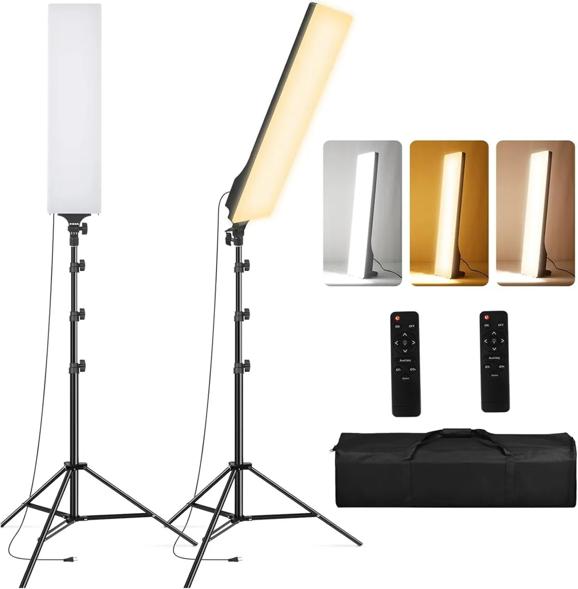 2 Pack Full Screen Photography Lighting Kit - Image 1