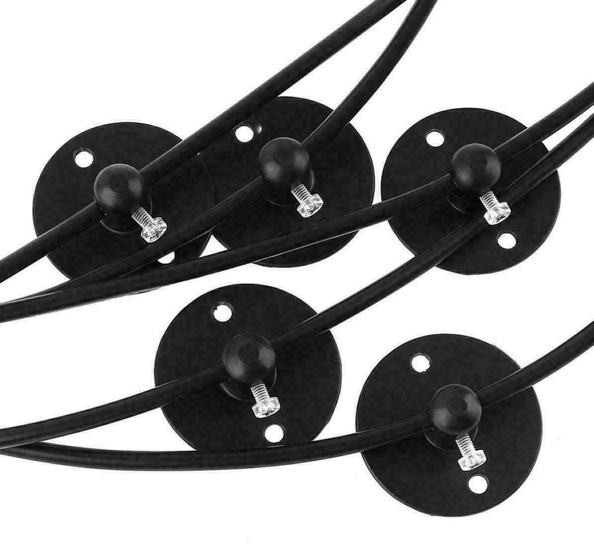 Vintage Industrial Pendant Light Fitting 5lights - Image 4