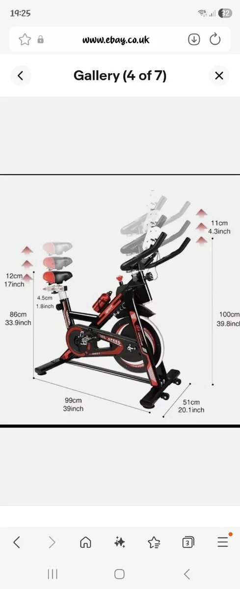 Exercise Bike - Image 3