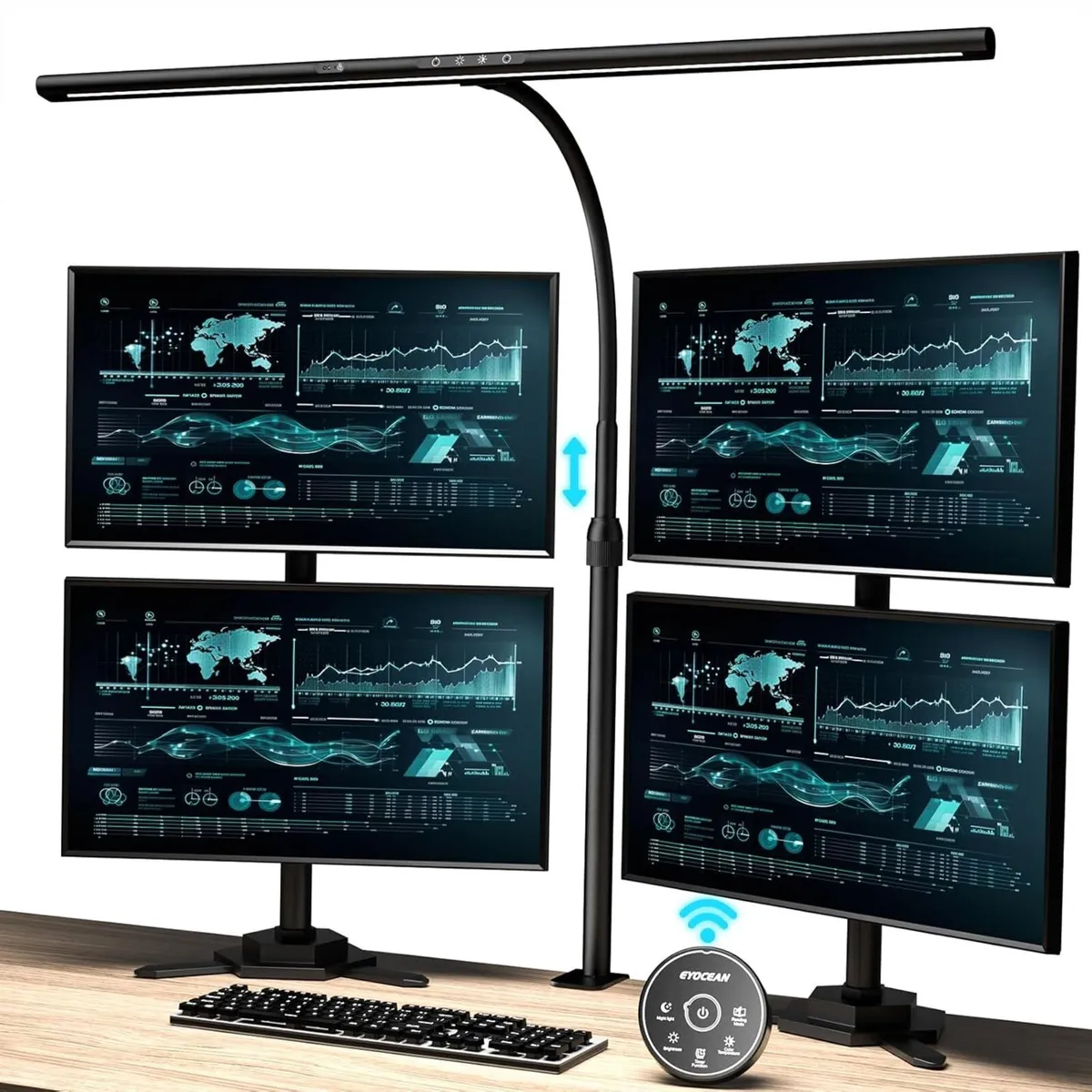 Desk Lamp 31.5 LED for Home Office Gesture - Image 1