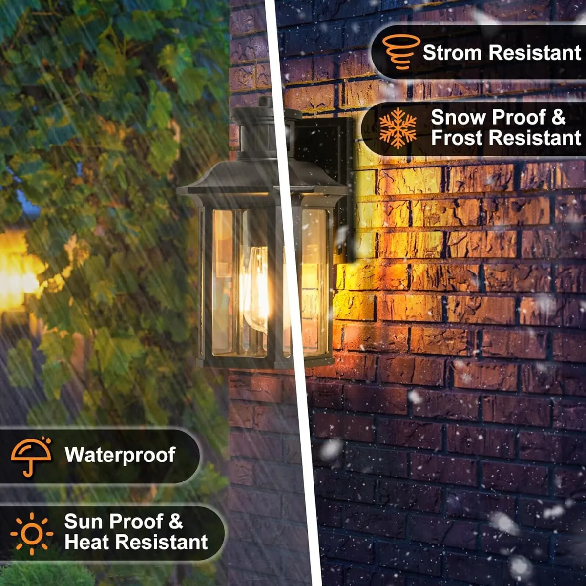 Outdoor Wall Lights with Motion Sensor Waterproof - Image 2