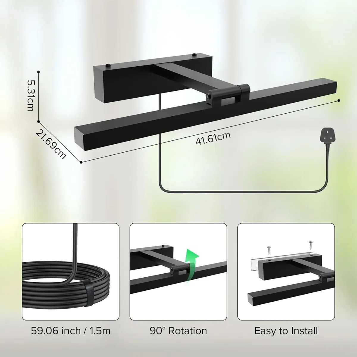 Grow Lights for Indoor Plants 35W Wall Mounted - Image 4