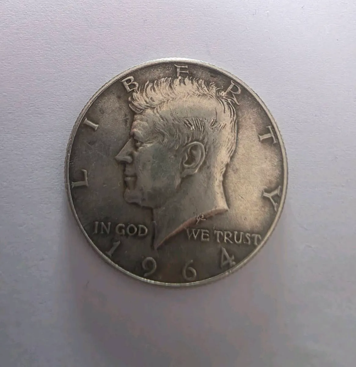 1964 silver kennedy half dollar - Image 1