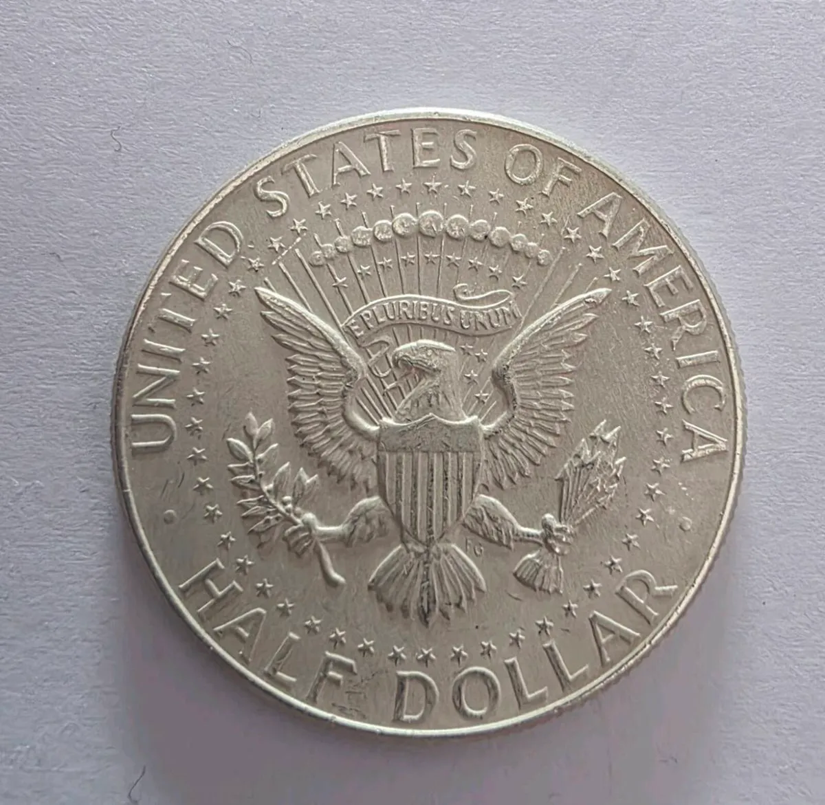 1964 silver kennedy half dollar - Image 2