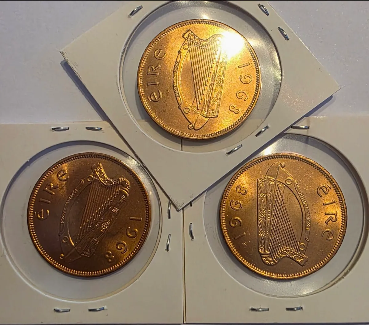 1968 uncirculated irish one penny - Image 2