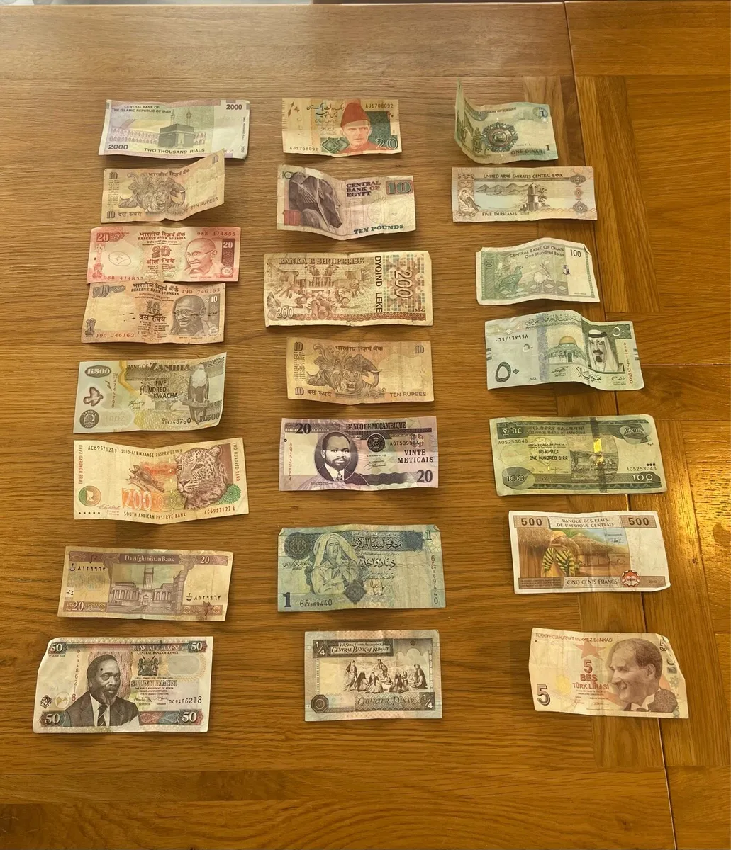 Collection of World Bank Notes - Image 1