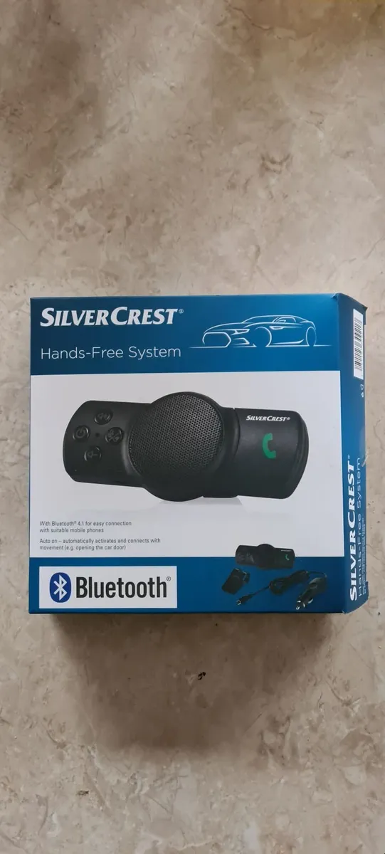 NEW Silvercrest Bluetooth Car Handsfree System…………