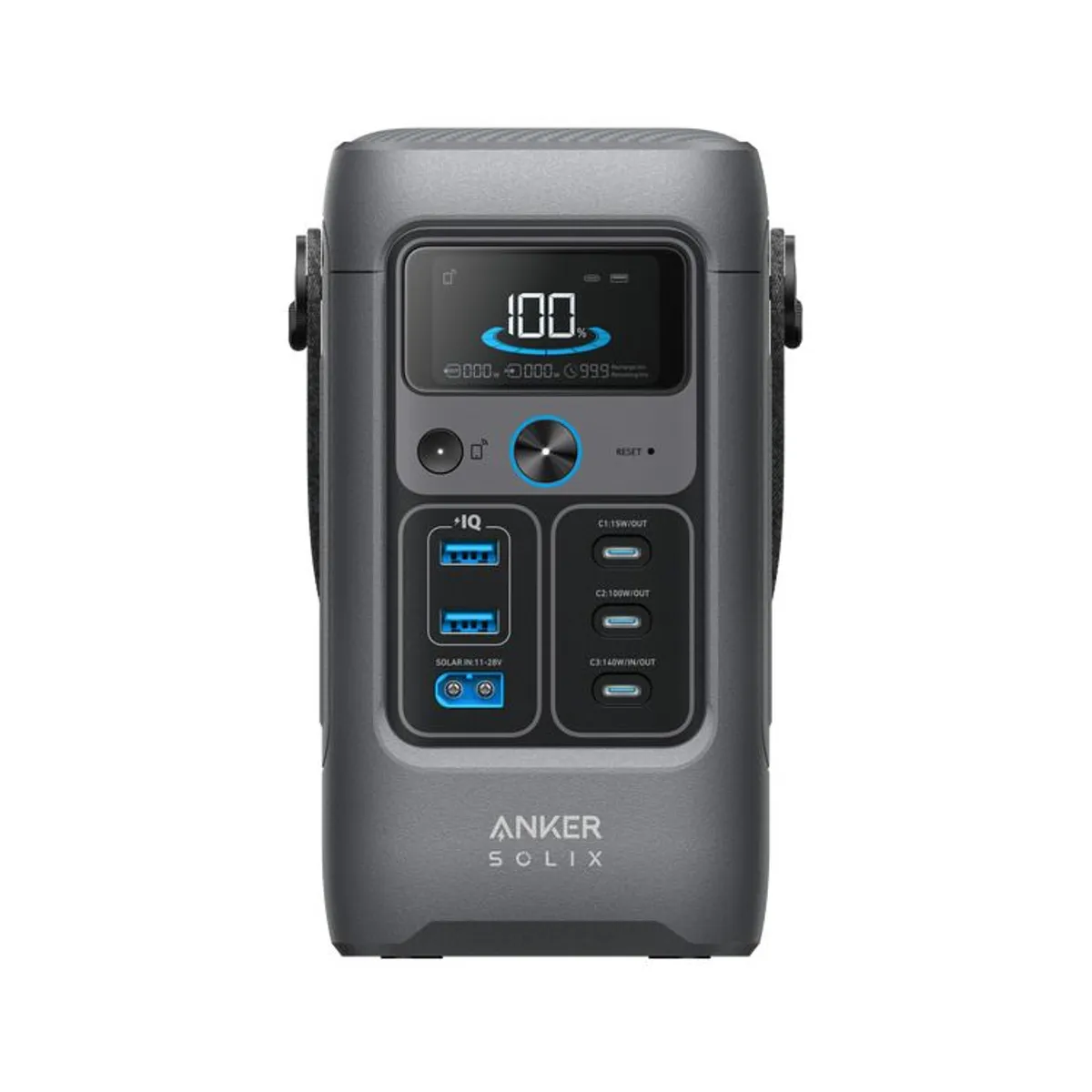 Anker SOLIX C200 DC Power Bank Station (60,000mAh), 192Wh Portable Power Station, LiFePO4 Battery, 200W + 100w Solar Panel - Image 4