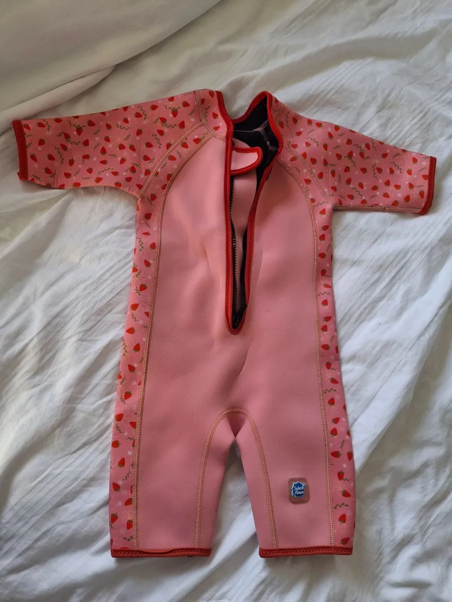 Splash Kids shorty wetsuit strawberry (2-4 yr) - Image 2