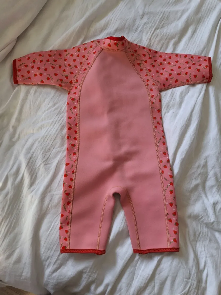 Splash Kids shorty wetsuit strawberry (2-4 yr) - Image 1