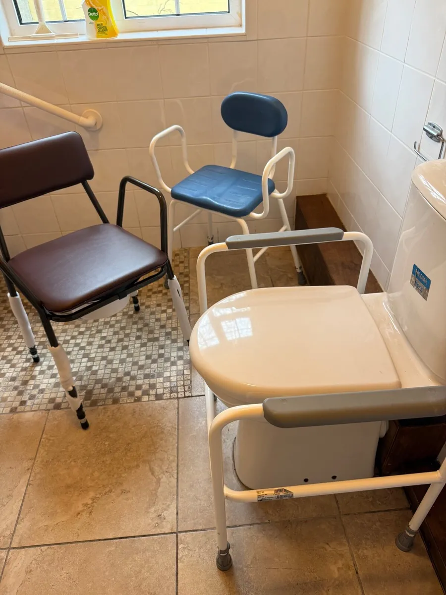 COMMODE, SHOWER CHAIR, TOILET ASSIST - Image 1