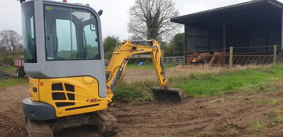 Mini digger low hours 15’000 - Image 3