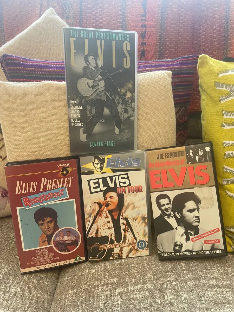 FOUR ELVIS COLLECTABLE VIDEOS