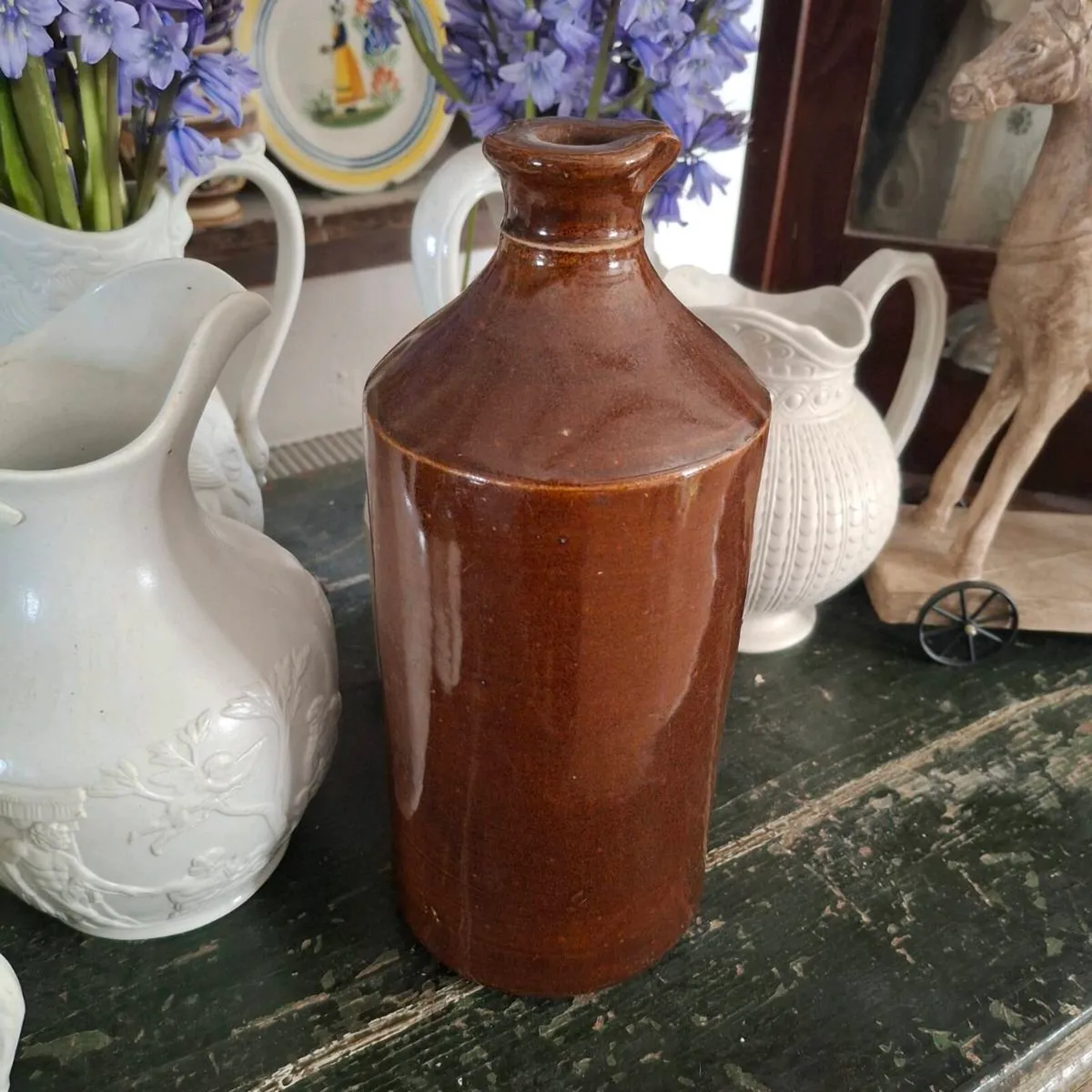 Large Stoneware Ink Bottle - Image 1