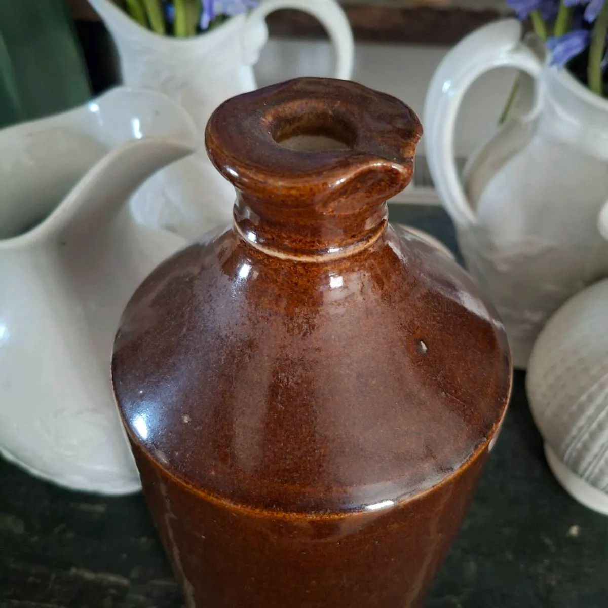 Large Stoneware Ink Bottle - Image 2