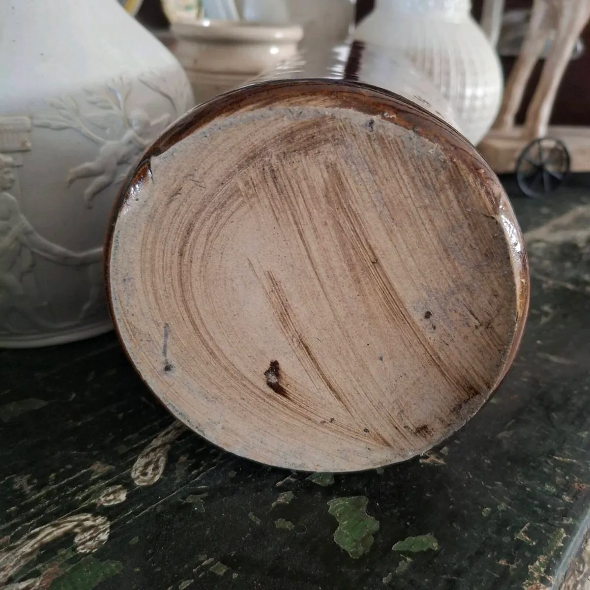 Large Stoneware Ink Bottle - Image 3