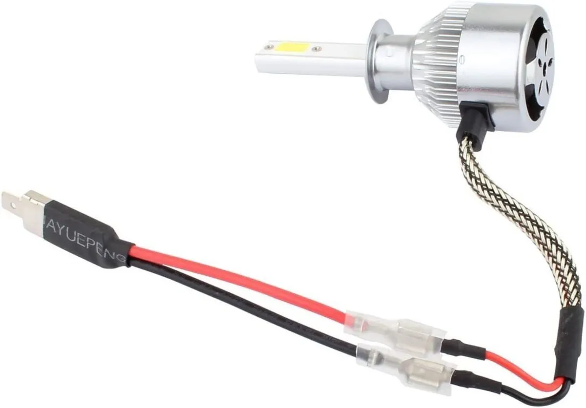 Single Diode LED Headlight Converter Male Plug - Image 4