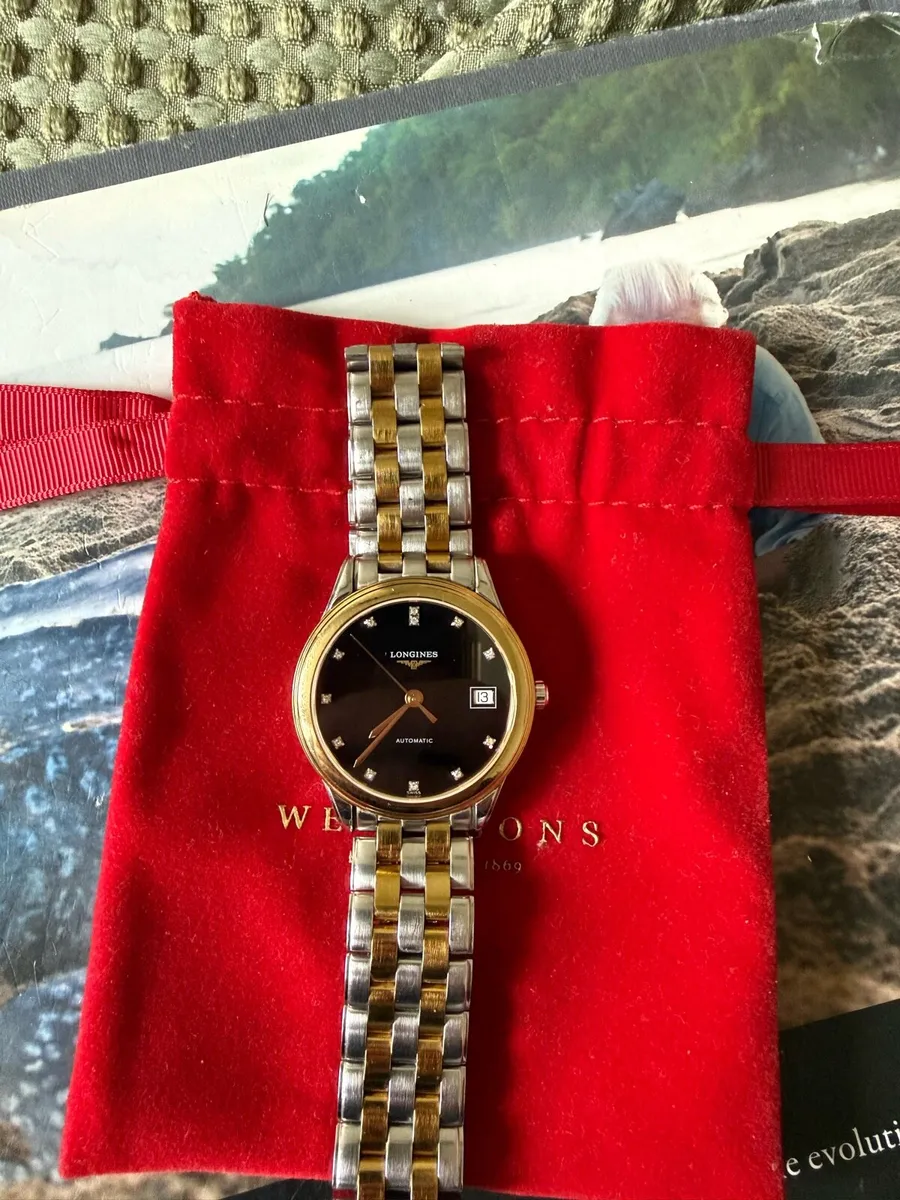 Longines men’s automatic diamond watch - Image 3