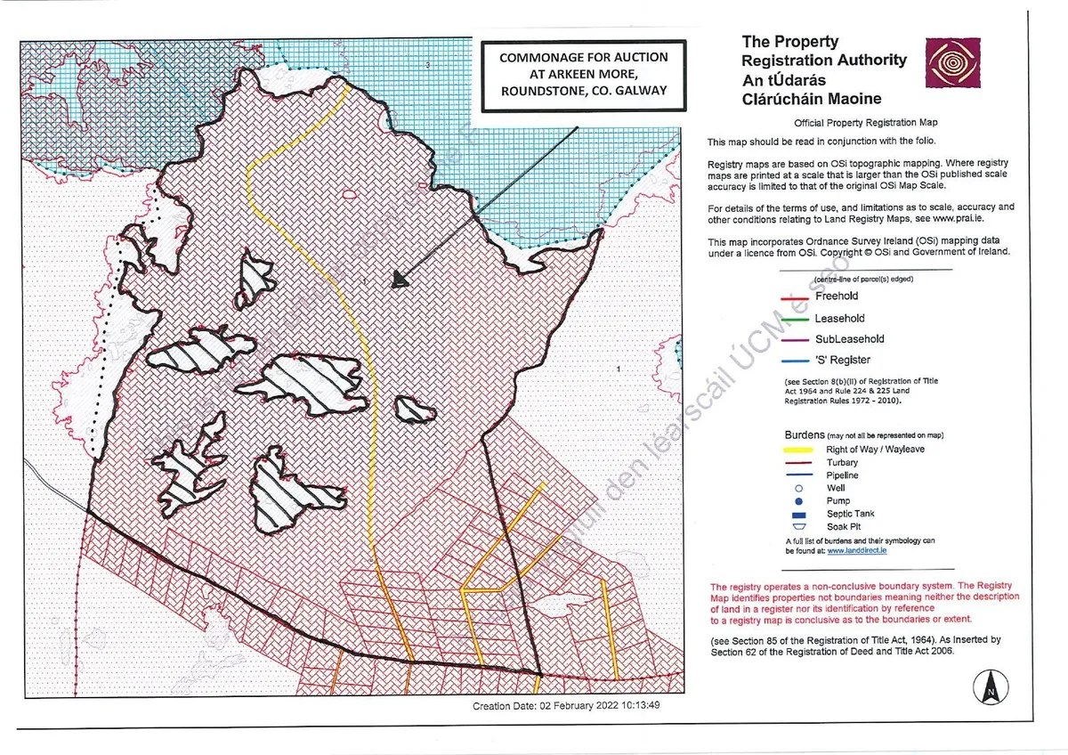 64 acres commonage at Arkeen More, Roundstone, - Image 1