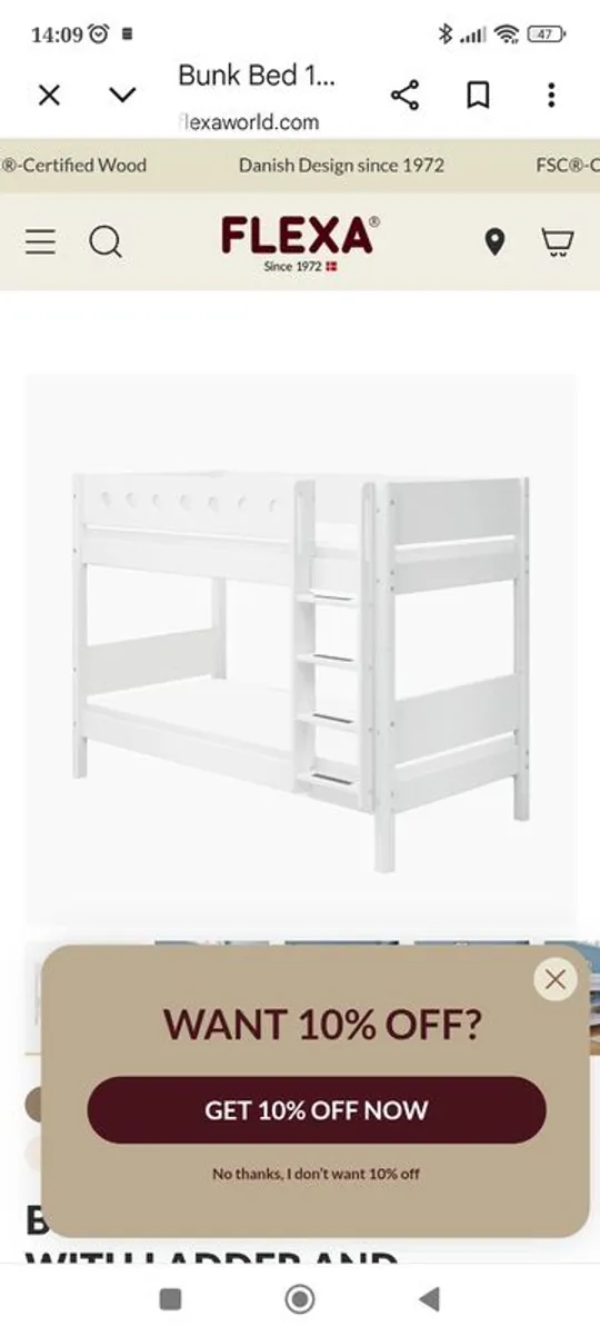 Flexa Bunk bed - Image 1