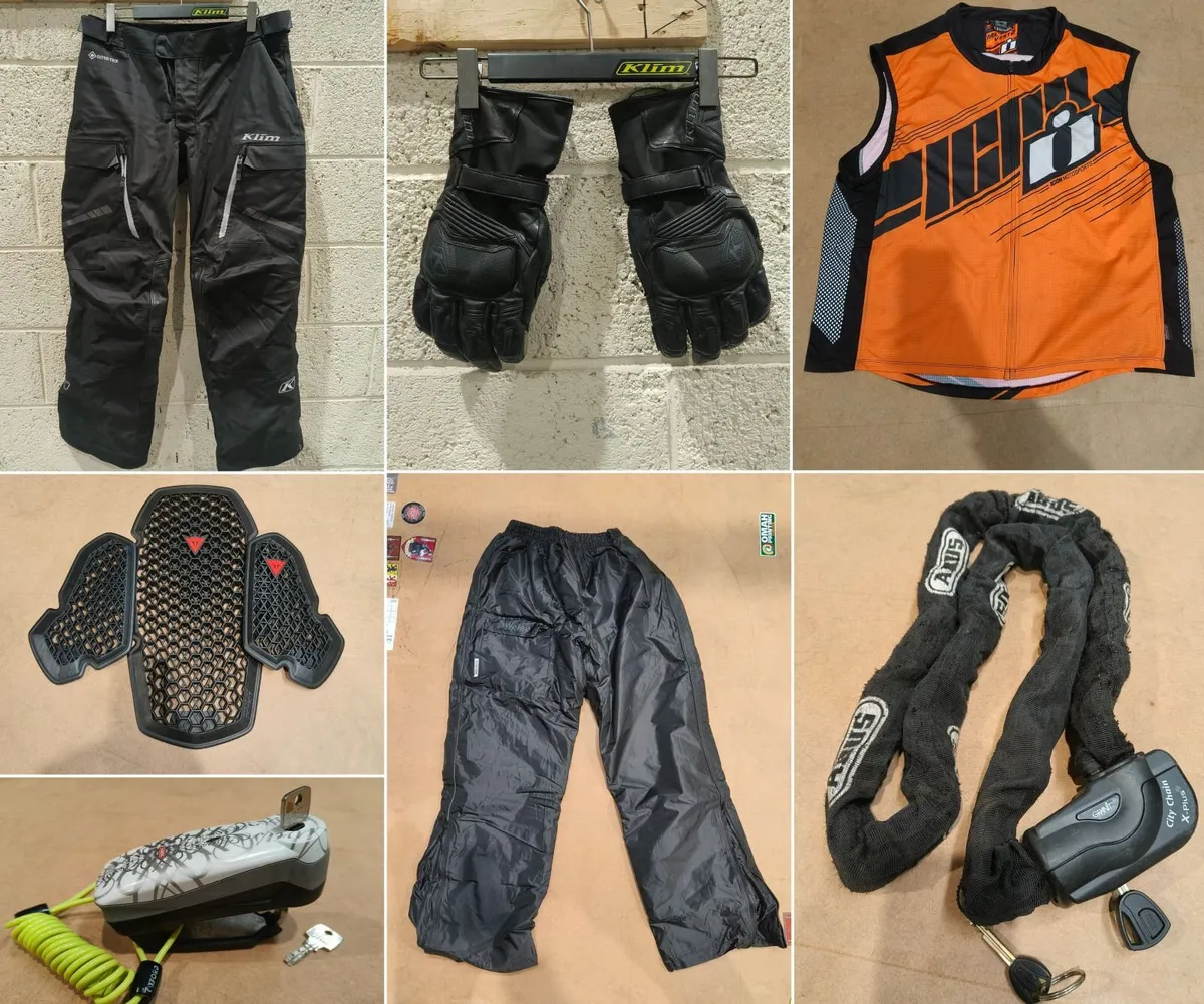 Klim, Dainese, Weise, Icon & ABUS gear - Image 1