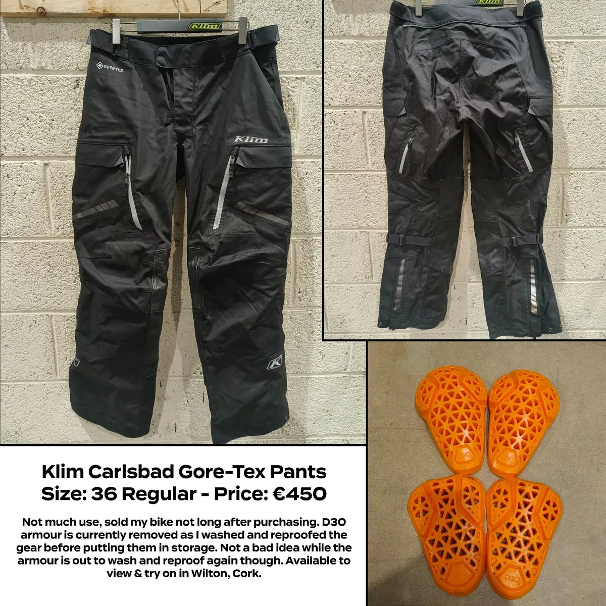 Klim pants & gloves. ABUS locks - Image 4