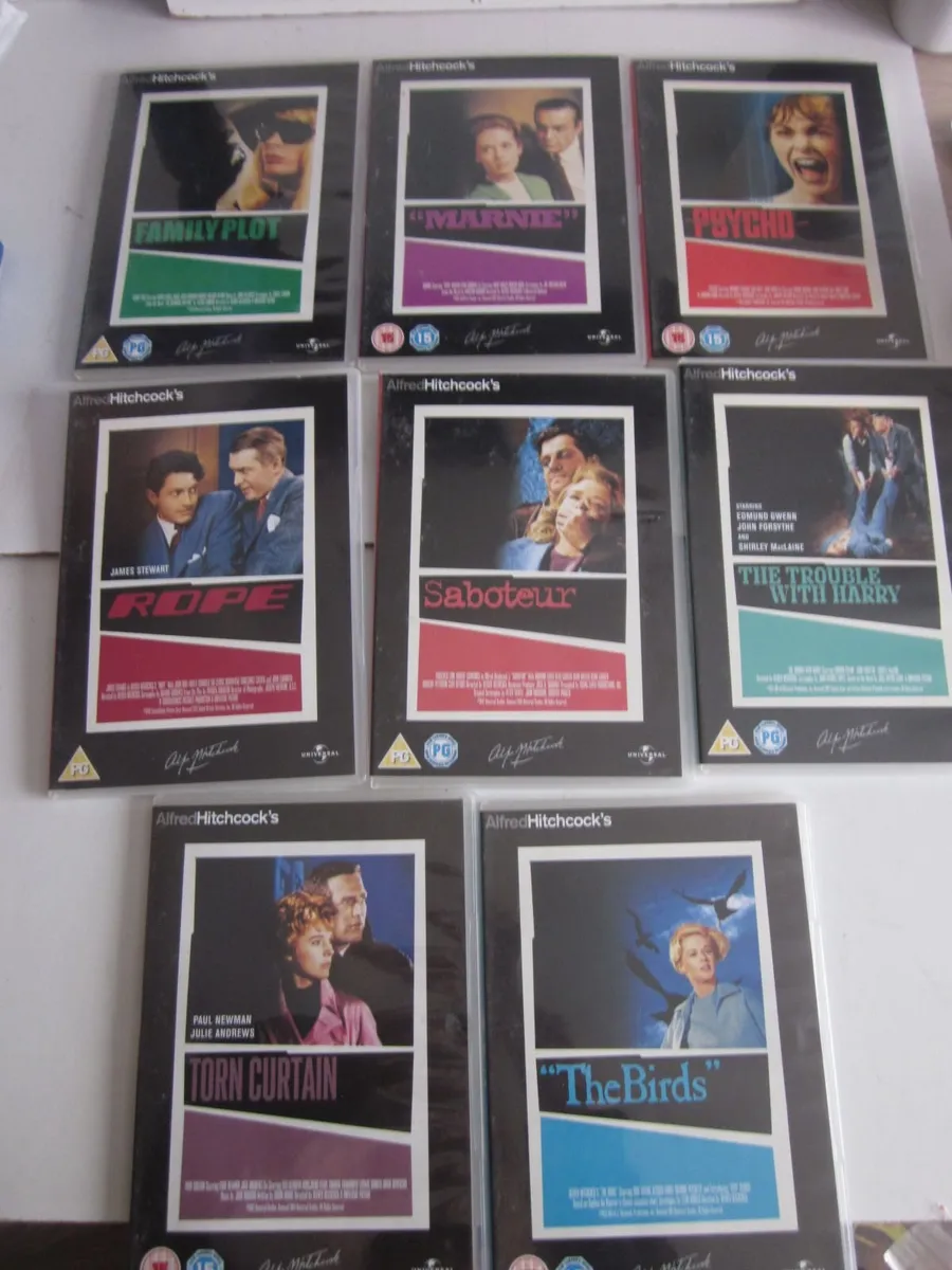 Alfred Hitchcock DVD's X8 - Image 1