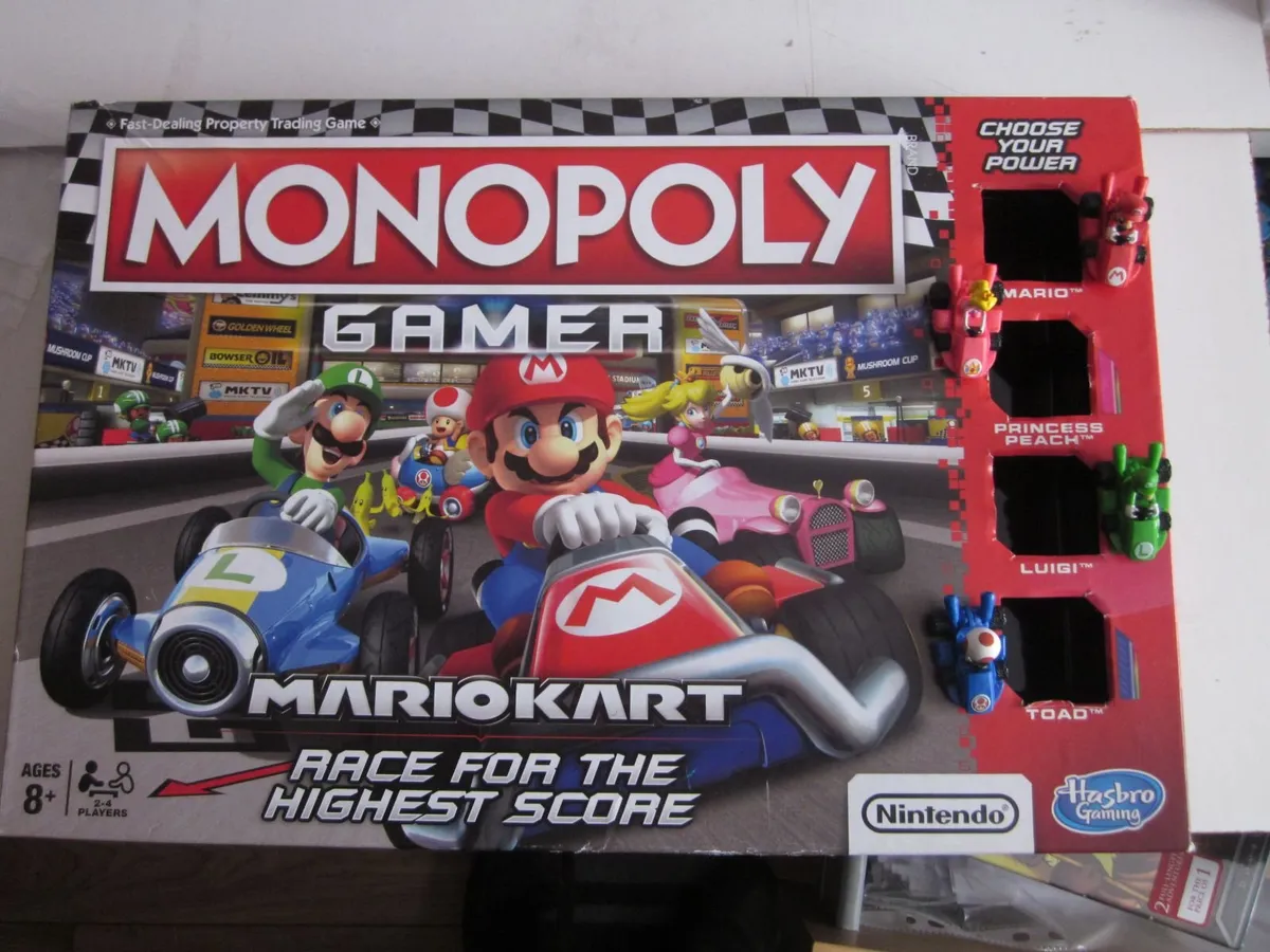 Mario Monopoly Gamer Mario Kart Board Game - Image 1