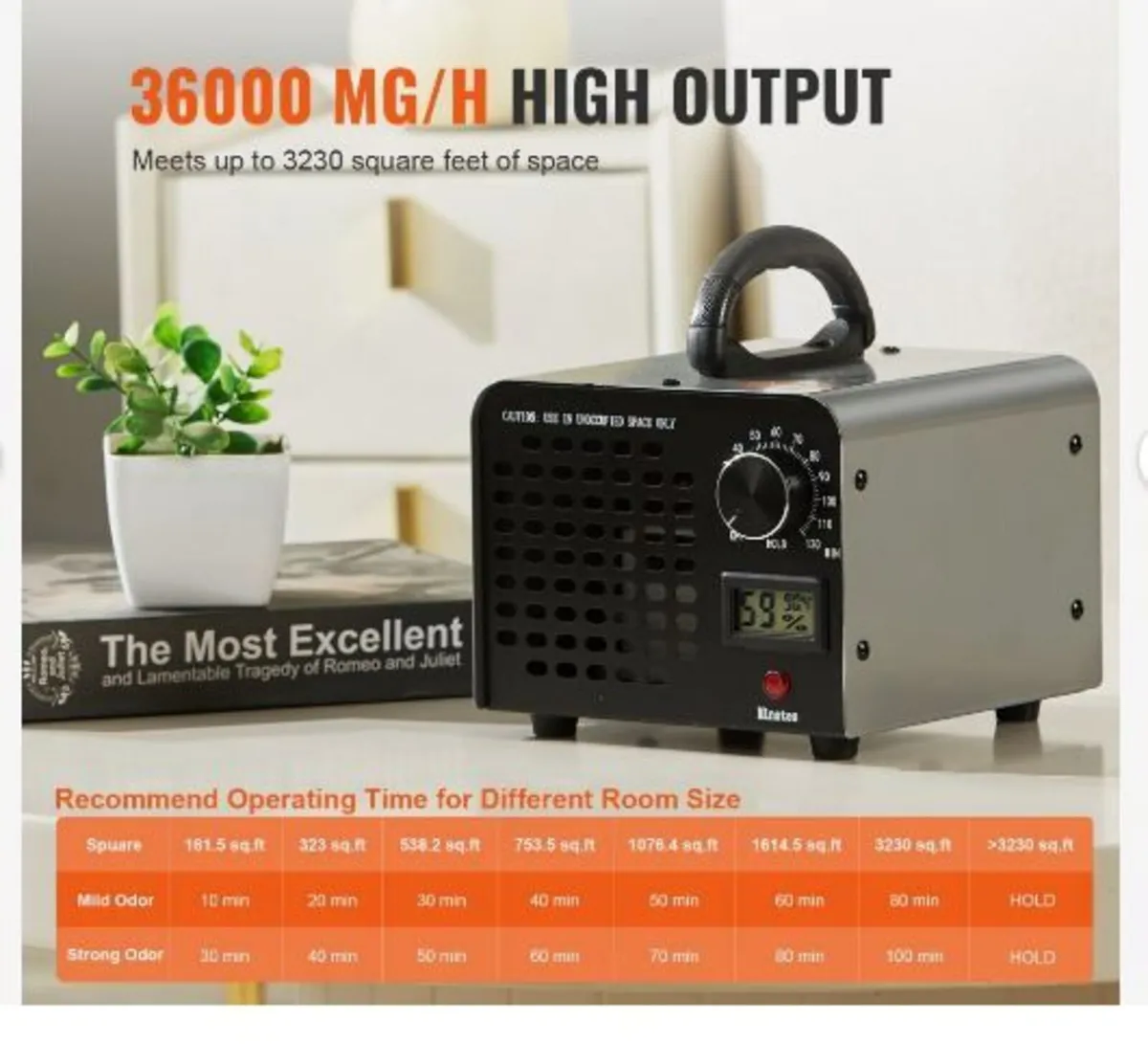 Ozone Generator 36000mg/h Ozone Machine - Image 2