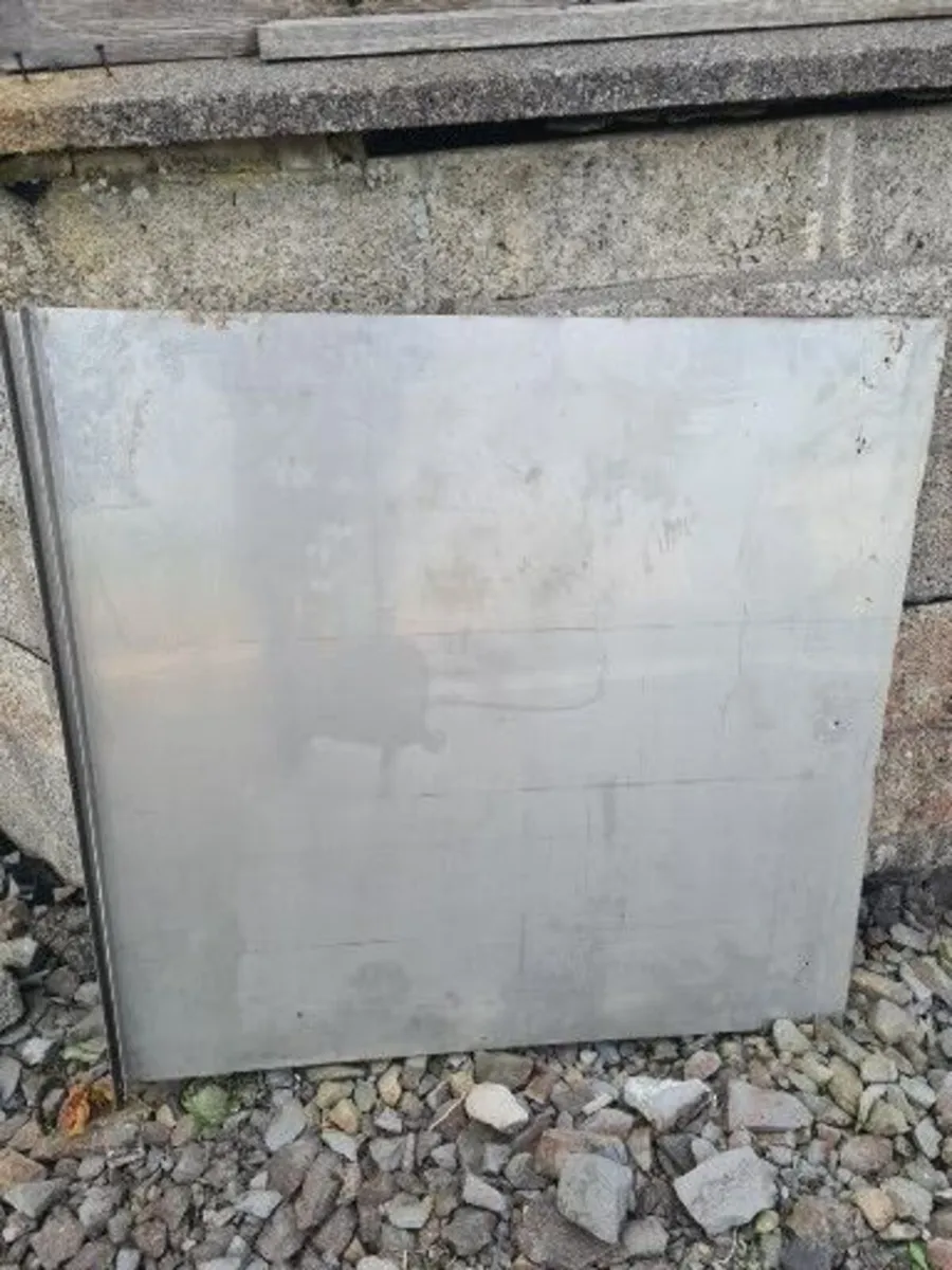 5 x sheets of stainless steel sheeting 1 x 97cm x - Image 1
