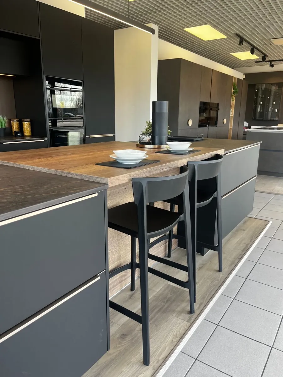 2x Calligaris Skin Stool Matt Black - Image 2