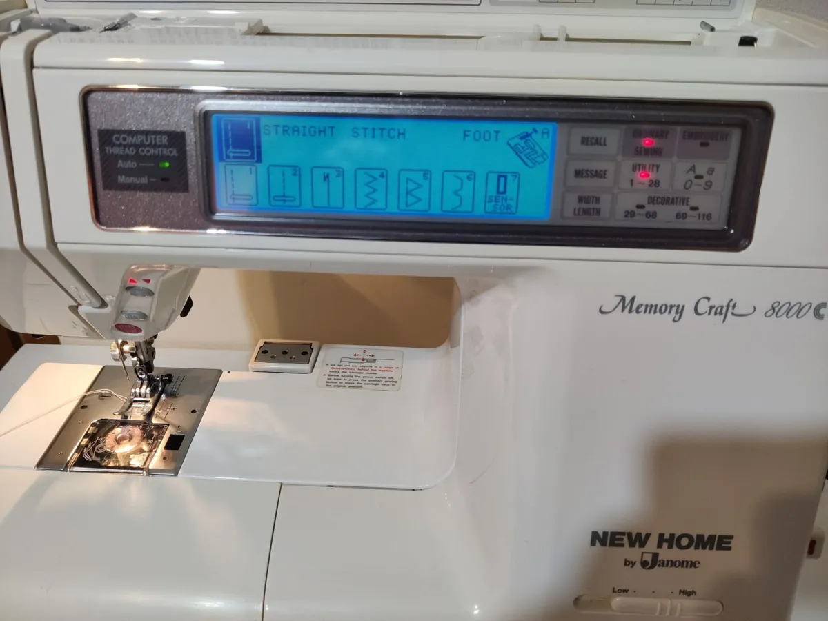 Janome MC 8000ce Computerised Sewing machine - Image 1
