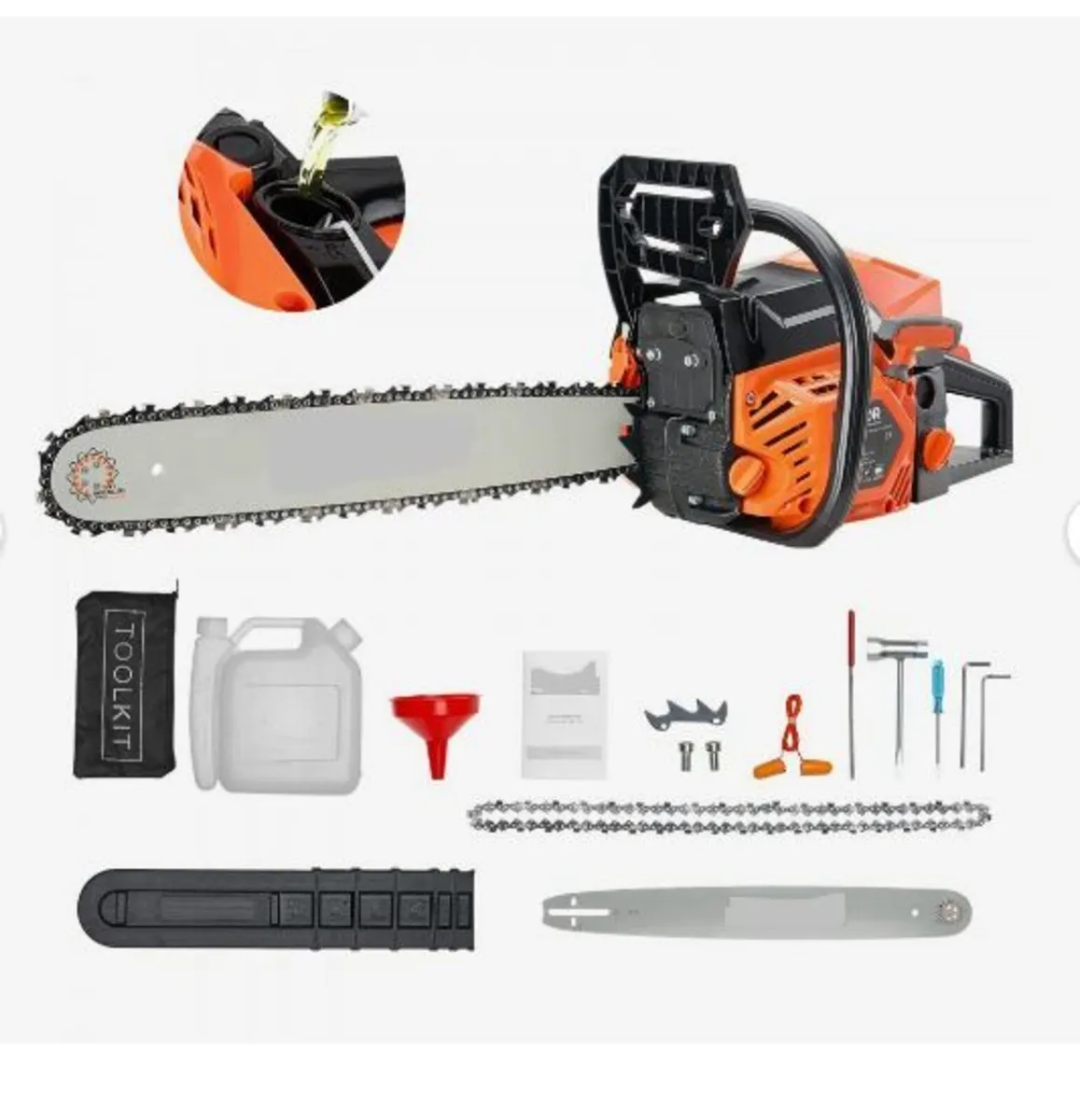 58 cc Gas Chainsaw, 20 inch Gas Powered - Image 3