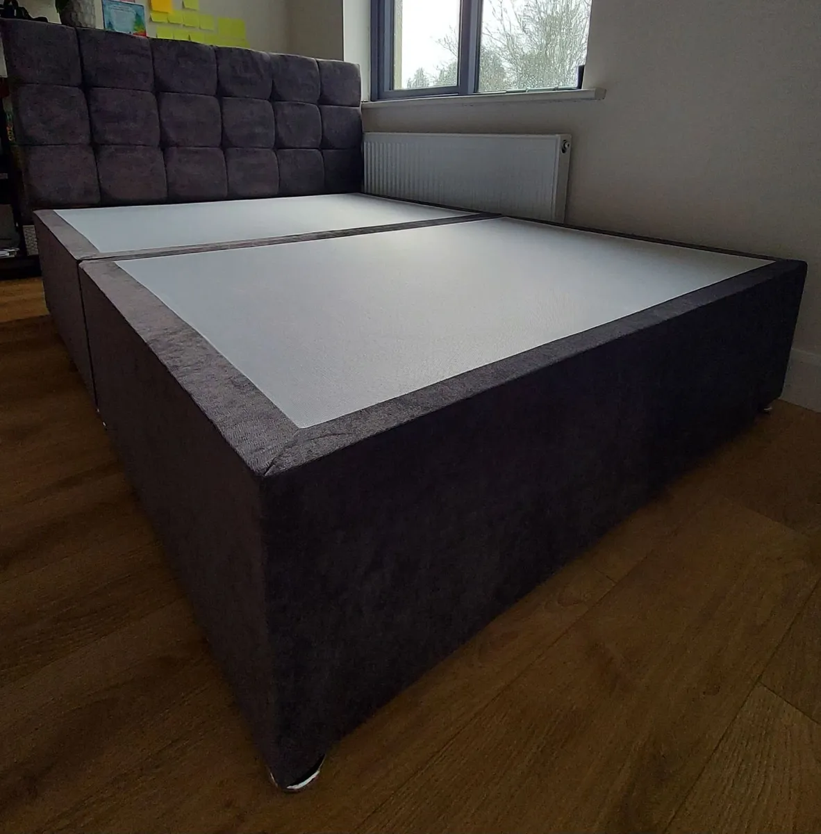 Standard double size bed frame with the headboard - Image 1