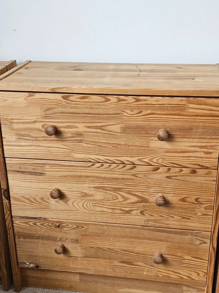 Ikea chest of drawers solid wood pine - Image 2
