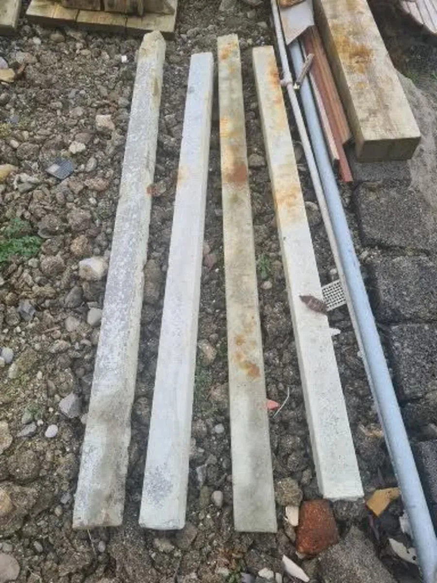 4 x concrete lintels - Image 1