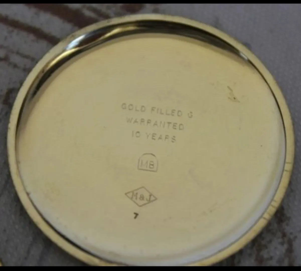 Gold plated swiss made pocket watch - Image 4