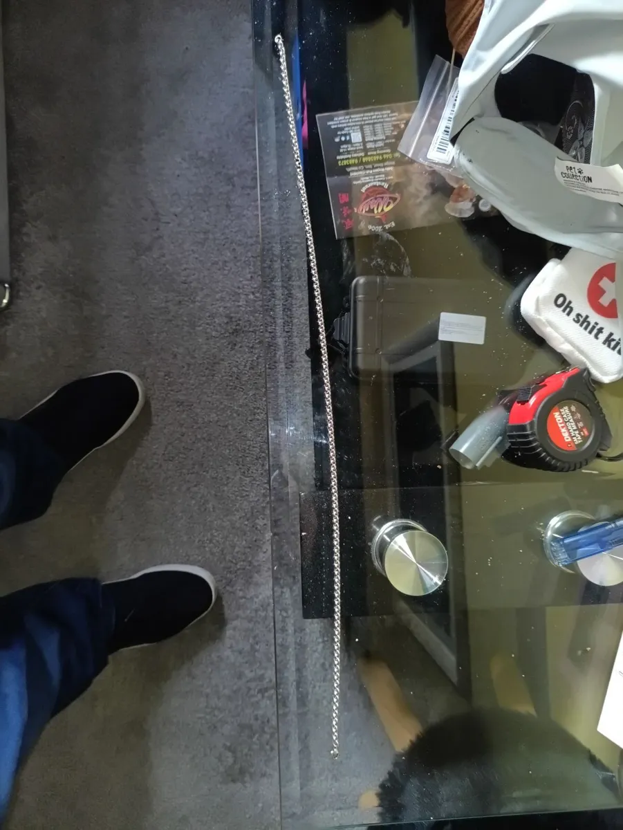 Mens silver chain - Image 2