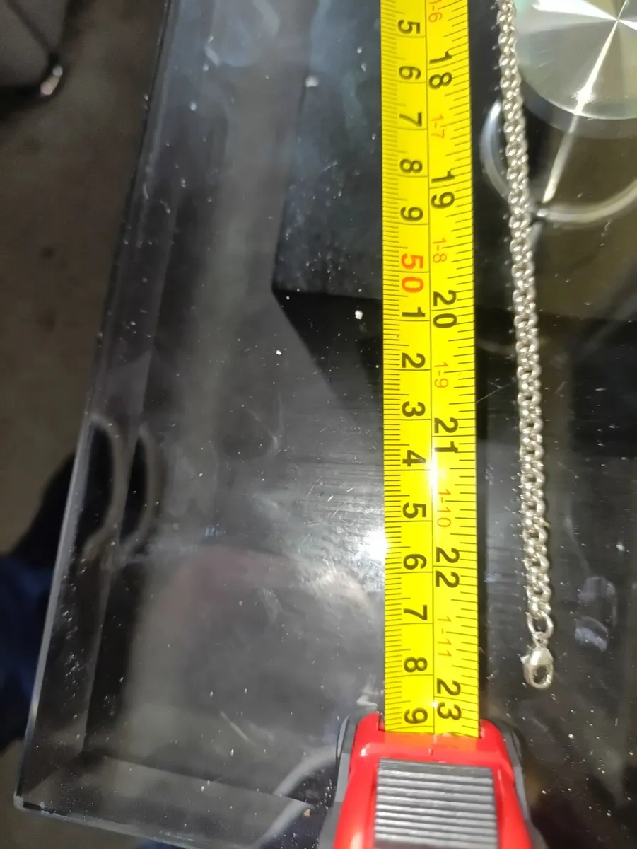 Mens silver chain - Image 3