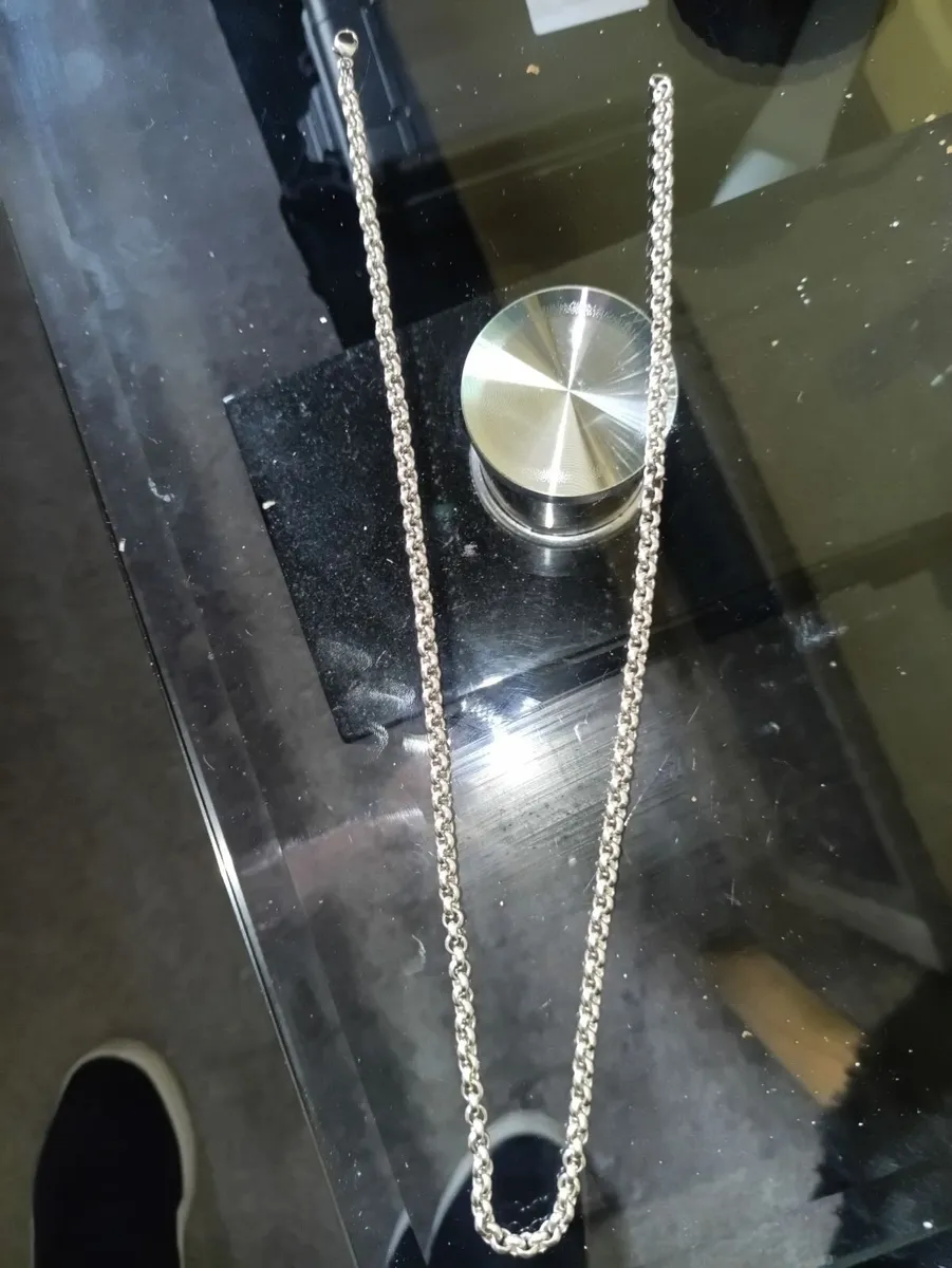 Mens silver chain - Image 4