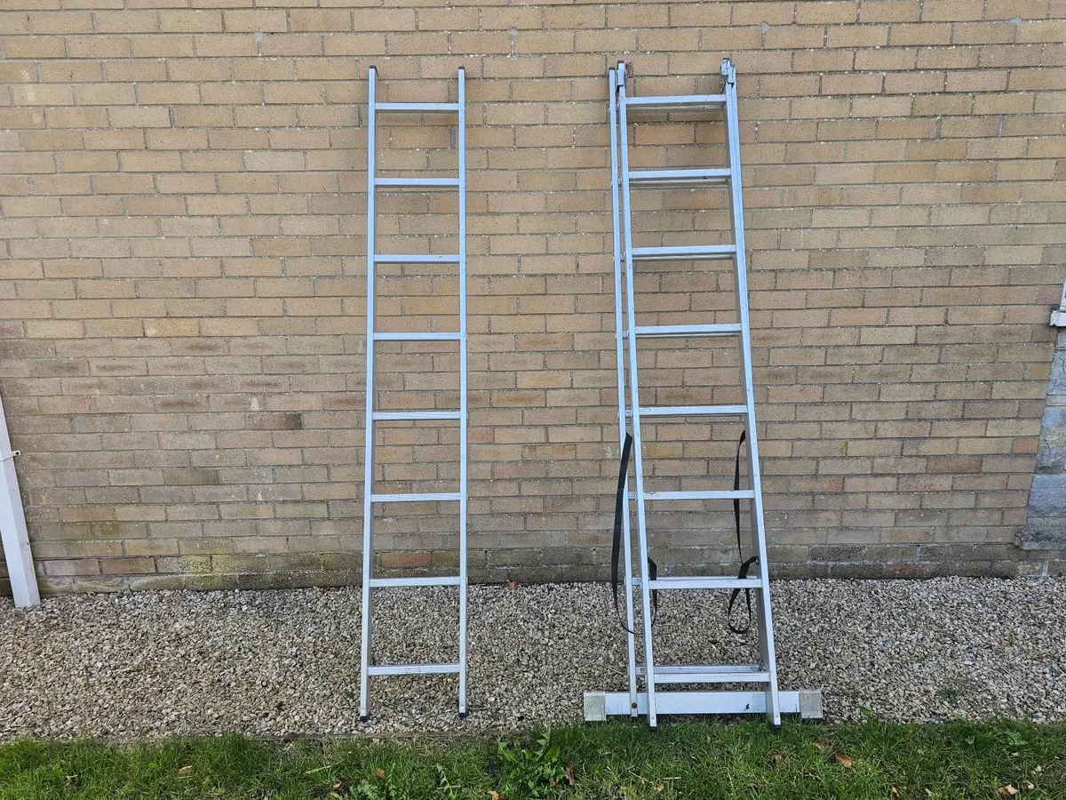 Extendable Aluminium Step Ladder Combination Multi - Image 4