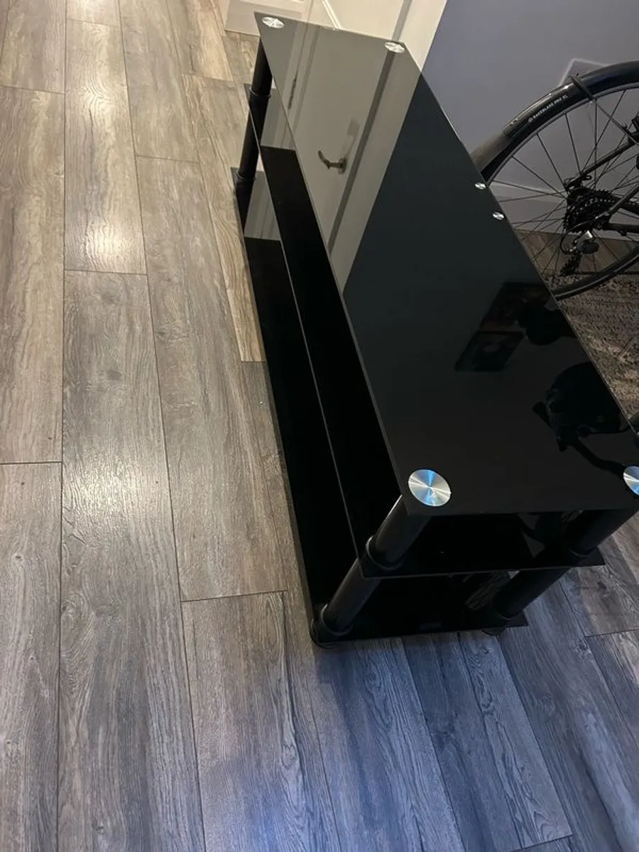 glass tv stand - Image 1