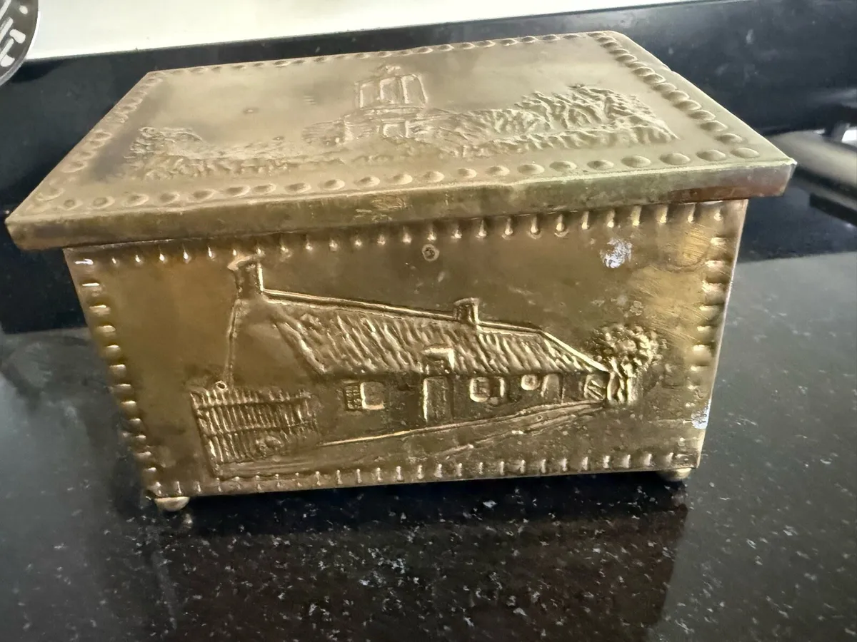 Brass Tea Caddy/Tobacco Caddy - Image 3