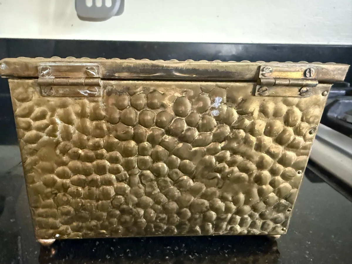 Brass Tea Caddy/Tobacco Caddy - Image 4