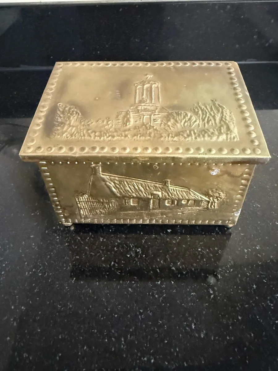Brass Tea Caddy/Tobacco Caddy - Image 1