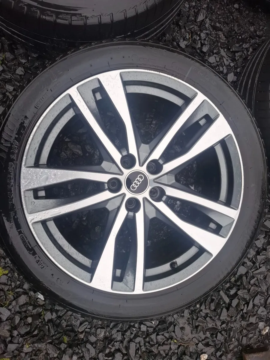 19" Genuine Audi A6 S Line Alloys with tyres - Image 1