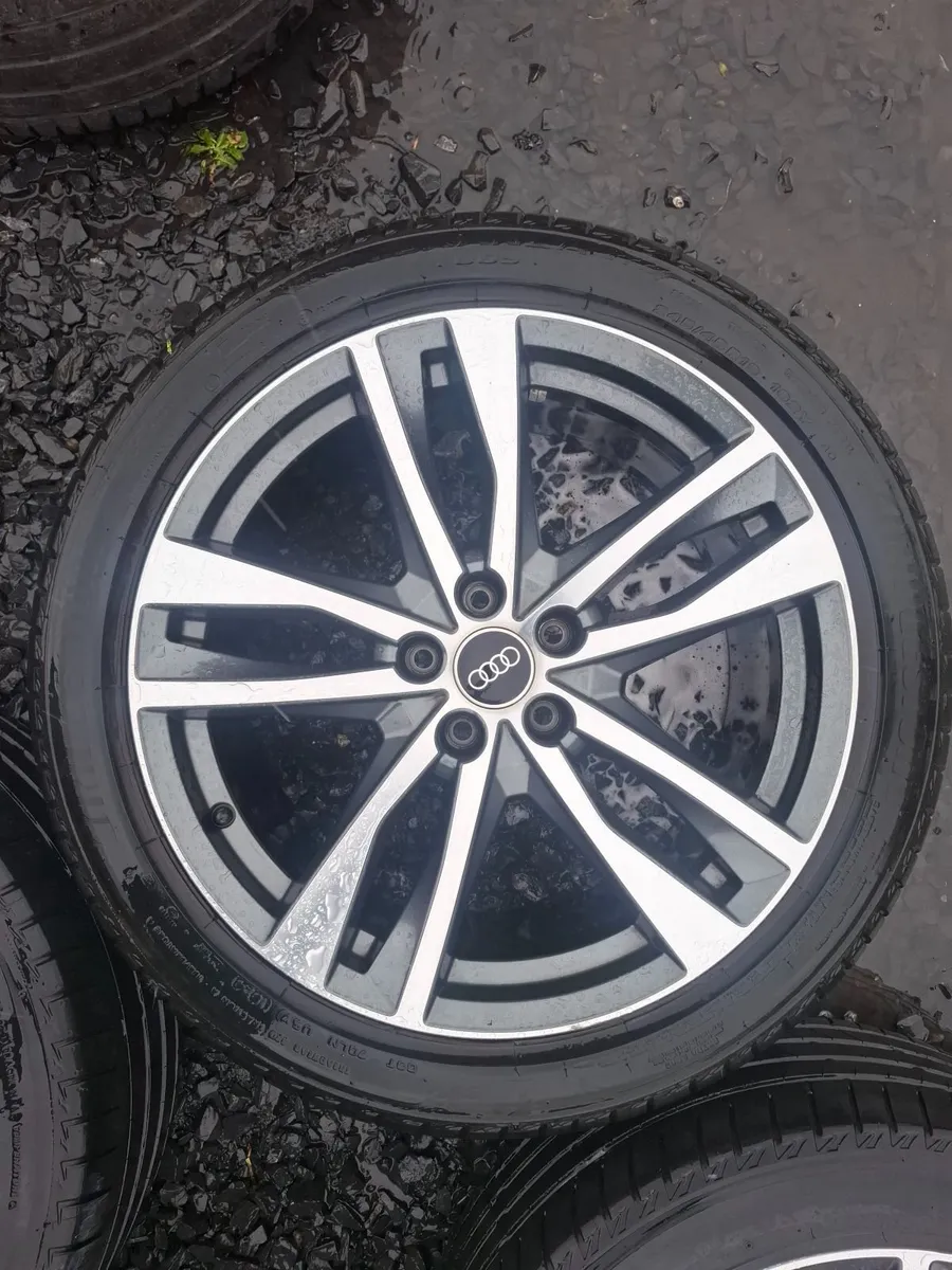 19" Genuine Audi A6 S Line Alloys with tyres - Image 2